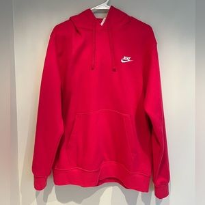 PINK NIKE HOODIE